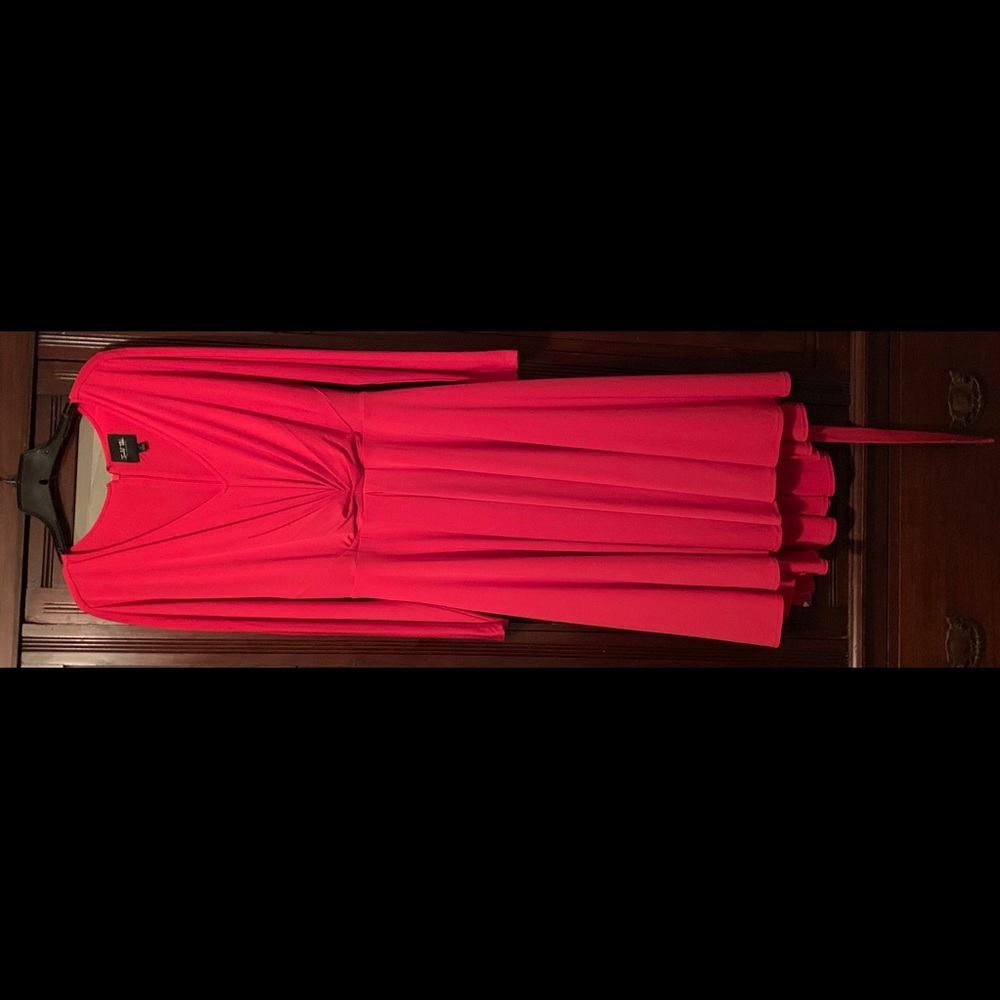 Red Isabel Toledo dress size 18